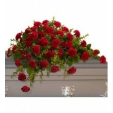 Red Carnation Casket